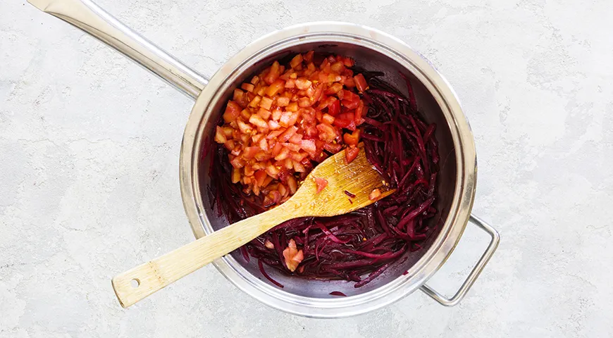 Saláta répa, paprika és paradicsom télen