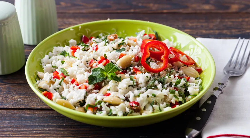 Karfiol tabbouleh